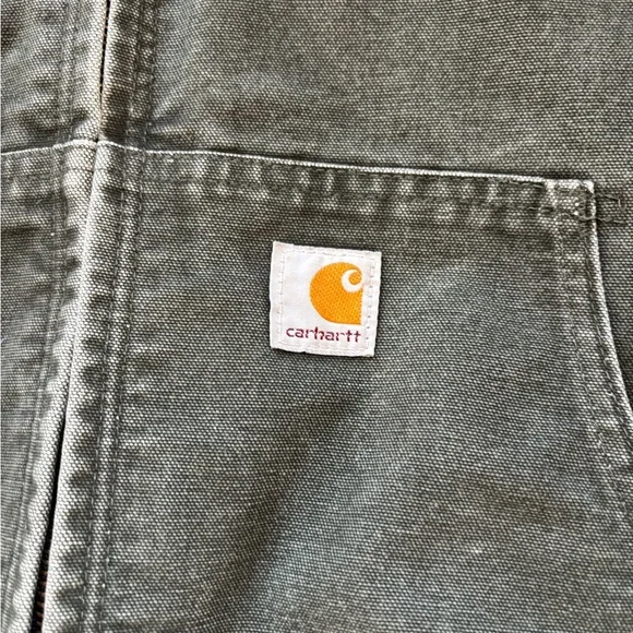 Carhartt Moss Green Jacket with Thermal Lining - Vintage - Picture 3 of 7